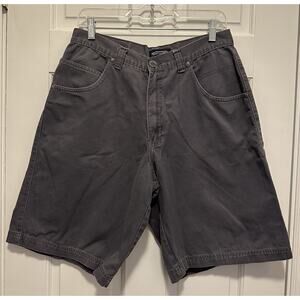 Vintage Porsche Jeanswear Men’s Shorts 33 Gray Heavy Cotton Canvas 90s Rare